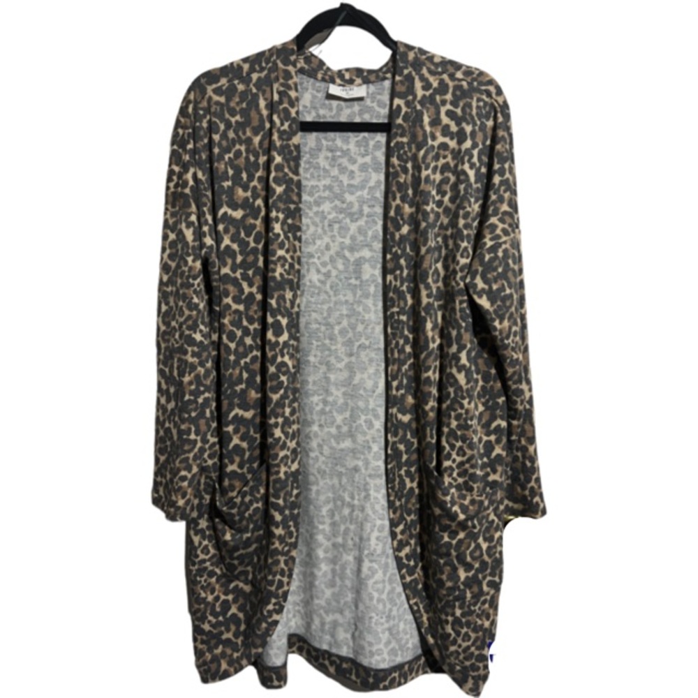 Ivoire Ladies Faded Animal Print Cardigan M